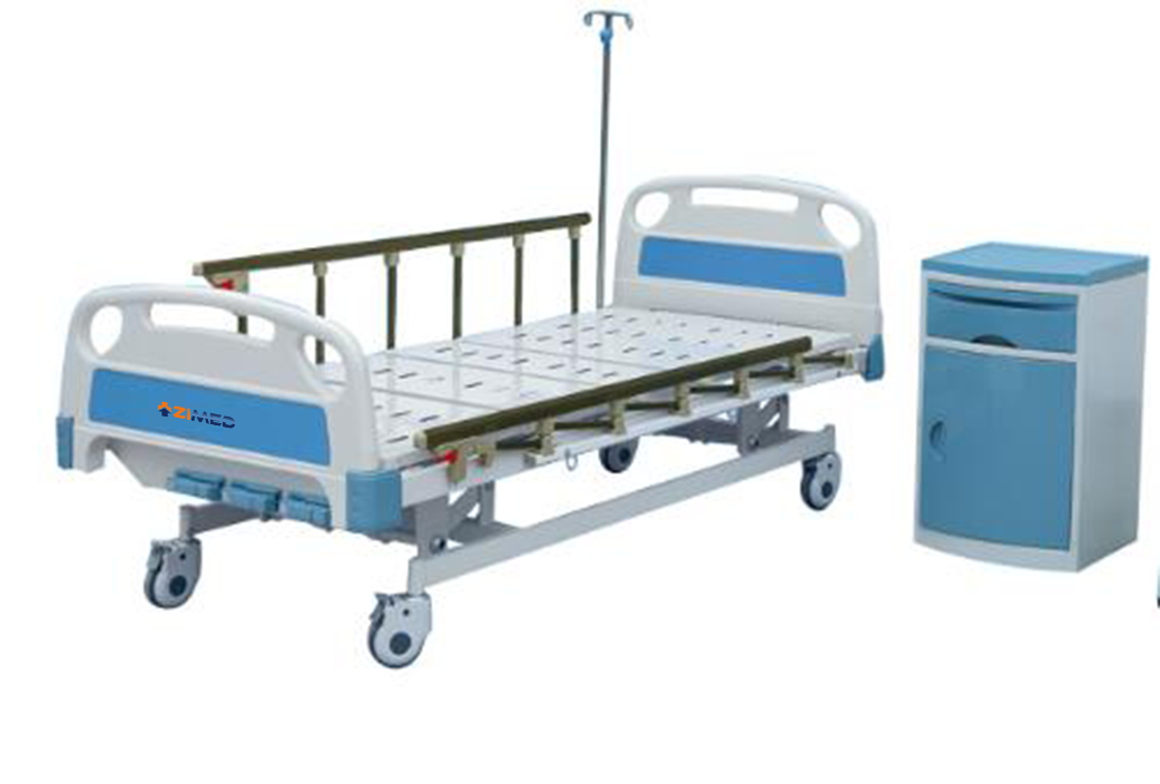 Three Crank Manual Hospital Bed ZMB-A40